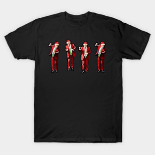 Funny Trump Dance Santa Claus Christmas T-Shirt
